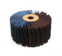 Brosse de ponçage en fil de fer et toile émeri 118 x 60 mm pour polissage du bois, meuble, moderne, vintage, résine, œuvre d'art, cuivre, aluminium (grain 180)