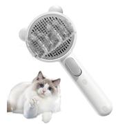 Brosse de pulvérisation pour animaux de compagnie : peigne à épilation équipé de vapeur, outil de préparation pour chats et chiens | Élimine en douceur les enchevêtrements et les poils flottants pour