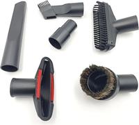 Brosse de rechange for aspirateur avec adaptateur 32/35 mm, suceur plat et collecteur de poussière(6pcs)