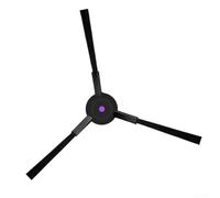Brosse de rechange pour aspirateur robot Jonr P20 Pro, 1 brosse principale à roulettes, 4 à 8 sacs, 4 à 6 brosses latérales, 4 à 10 chiffons de nettoyage noir/blanc (A)