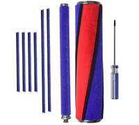Brosse de Rechange pour Dyson V6 V7 V8 V10 V11, Rouleau Fluffy Souple pour Tête de Brosse Dyson, Accessoires Aspirateur Dyson, Remplacement Facile pour Sols Durs (9 Pièces)