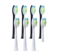 Brosse de remplacement 8 pièces brosse à dents électrique Compatible for D5/D8/D8X/D8Z(White B)