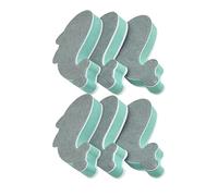 Brosse de réservoir de qualité supérieure - Nettoyant pour aquarium double face, épurateur de poisson avec extérieur doux qui ne raye pas, outil de cuisine et de salle de bain avec un design compact,