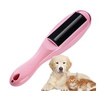 Brosse de retrait de poils de chien, brosse combinée avec rouleau et étrille en caoutchouc, portable, pour la maison, la voiture, les tapis, les meubles, le nettoyage