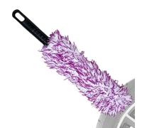 Brosse de roue 41 cm Poils doux en microfibre Fournitures de nettoyage | Brosse de nettoyage de jante pour motos, camping-cars, camions, véhicules, moyeux de jantes, grilles
