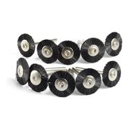 Brosse De Roue De Polissage 3,0 Mm À Tige En Nylon Disque De Brosse En Nylon Pour Le Bois De Polissage En Métal Polishing Accessoires D'outils Abrasifs