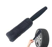 Brosse de roue de voiture, brosse de bord - Brosses de bord pour les roues de nettoyage, design de poils souples en microfibre sans coupe, séchage rapide pour chaîne de motocycle