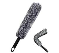 Brosse de roue pour détails de voiture, brosse de jante pliable | Outils de nettoyage de pneus pour la plupart des voitures, camions, SUV, motos, fournitures de nettoyage de voiture