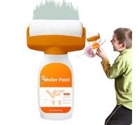Brosse De Roulement De Réparation Du Mur - Rouleau De Peinture De Réparation Du Mur | Peinture Des Murs Blancs À Séchage Et À L'eau | Kit De Rouleau De Peintures Intégrées, Pinceaux Pour La Bl