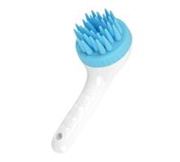 Brosse de shampooing pour chien - Masseur exfoliant pour cuir chevelu de chiot | Brosse de shampooing à long manche pour toilettage doux pour animaux de compagnie, masseur du cuir chevelu et exfoliant