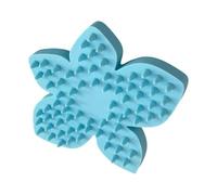 Brosse de shampooing pour chien | Poignée réglable imprimée en 3D | Brosse de bain en silicone souple pour chiens et chats à poils longs et courts | Peigne de shampooing massant pour toilettage humide