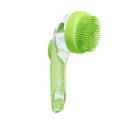 Brosse de shampooing pour chien - Ses poils en silicone doux et son contrôle facile du shampooing le rendent parfait pour les animaux de compagnie. Vous ne vous sentirez pas fatigué même pendant