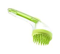 Brosse de shampooing pour chiens, brosse de bain pour chiens avec masseur | set de douche avec poils en silicone réutilisables pour chats chiots et petits animaux