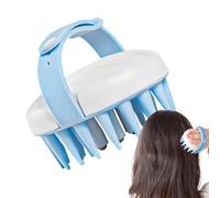 Brosse de shampooing pour cuir chevelu - Brosse de nettoyage pour le lavage des cheveux - Outil de massage de la tête pour homme et femme - Peigne de lavage portable
