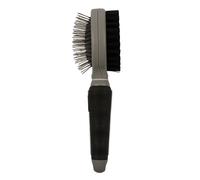 Brosse de soin 2 en 1 Duvoplus Large Noir 23x6x5,5 cm