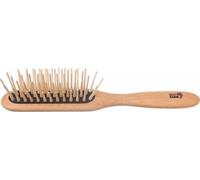 Brosse de soin pour cheveux longs - bois