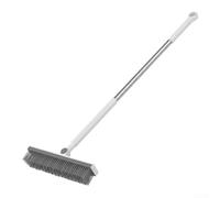 Brosse de sol à long manche avec poils rigides pour un nettoyage en profondeur, brosse multifonction pour joints de carrelage et coutures d'angle, mur difficile à atteindre et (2)