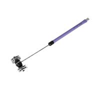 Brosse de tambour réglable en fil d'acier avec poignée en caoutchouc pour performances et accessoires d'entraînement Paire de brosses de tambour pour les performances