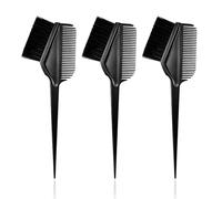 Brosse de teinture double face, peigne 2-en-1, retouche racines et mèches