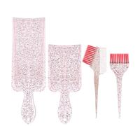 Brosse de teinture pour cheveux - Peignes de coloration des cheveux - Kit de coloration pour tableau de balayage - Brosse de couleur pour salon de coiffure