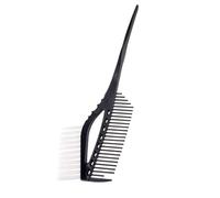 Brosse de teinture pour cheveux queue de rat - Peigne de tissage - Noir