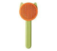 Brosse de toilettage autonettoyante pour chats - Peigne pour la perte de poils - Pour enlever les sous-poils morts - Poignée facile à prendre en main - Brosse de toilettage autonettoyante avec massage