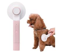 Brosse De Toilettage Canin, avec Lime à Ongles Poignée Courbée Anti-Dérapante, Brosse Anti-Peluche Chat Et Enlève-Poils, Pour Animaux De Toutes Tailles, Élimination Du Sous-Poil En