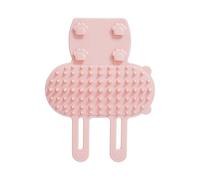 Brosse de toilettage Cat Corner - Grattoir mural auto-emballé avec poils souples - Outil de massage pour animaux de compagnie - Station de friction chatouillante - Jouet interactif pour pieds de table