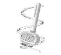 Brosse de Toilettage Chat - Râteau À Sous-Poil Auto-Nettoyant À Poignée Confortable | Brosse Anti-Perte De Poils Chien Chat,Pour Poils Longs Courts Épais Fins Chiot Moyen Grand Retrait Démêlage Bain