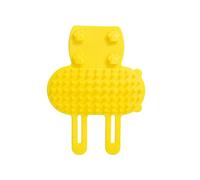 Brosse de toilettage en silicone pour chats et animaux domestiques - Grattoir d'angle mural avec peigne de massage réglable - Cadeau de toilettage pour chats