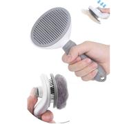 Brosse de toilettage - JUNGENGEL - Autonettoyante - Picots inox rétractables - Chiens & Chats - Poignée antidérapante