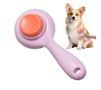 Brosse de toilettage pour animaux de compagnie - Brosse de toilettage pour chat et chiot - Brosse de massage mignonne pour enlever les poils morts longs et démêlés doux