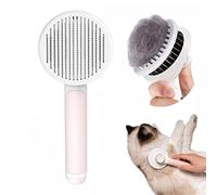 Brosse de toilettage pour animaux de compagnie, brosses à cheveux pour chiens et chats, poils en acier inoxydable souples Nettoyage rapide de la brosse pour éliminer les enchevêtrements sous-poil mort