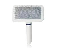 Brosse de toilettage pour animaux de compagnie en acier inoxydable avec aiguille ABS pour enlever les poils morts, fournitures de nettoyage, outil de massage, brosse pour animaux de compagnie pour