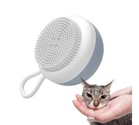 Brosse de toilettage pour animaux de compagnie - Forceur de massage en silicone, outil durable de brosse de nettoyage | Confortable pour le bain pour chiens et chats, cerveau de spa pour