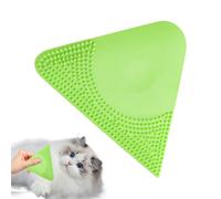 Brosse de toilettage pour animaux de compagnie - Peigne à poils en | caoutchouc pour chien et chat, brosse de bain double face pour la perte et le nettoyage, peigne à poils doux lavable pour chi