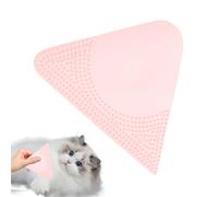 Brosse de toilettage pour animaux de compagnie - Peigne à poils en | caoutchouc pour chien et chat, brosse de bain double face pour la perte et le nettoyage, peigne à poils doux lavable pour chi