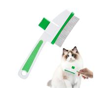 Brosse De Toilettage Pour Chat,Accessoires De Toilettage Pour Animaux Avec Bouton De Libération | Peigne Anti-Puces Pour Chiots | Pour Massage Déshedding Chats Chiens Poils Longs Courts Intérieur