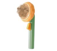 Brosse de toilettage pour chat | Brosse à poils de chien - Peigne démêlant en forme de auto-nettoyant pour chiot, chaton et maison