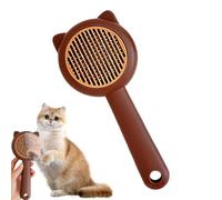 Brosse De Toilettage Pour Chat,Brosse À Poils Pour Chien Et Accessoires De Soins - Outil Massant Élimine les Poils, Peigne Démêloir Anti-Nœuds, Élimine le Sous-Poil Mort
