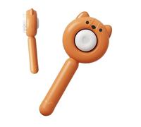 Brosse De Toilettage Pour Chat - Brosse Anti-perte Pour Chien 3,11 Pouces | Outil De Retrait De Poils En ABS - Peigne Massant À Bouton Pour Les Types De Pelage, Garde Les Chats Doux