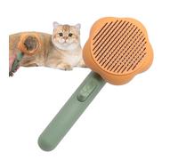 Brosse de toilettage pour chat - Peigne de toilettage, outil d'épilation pour le soin du pelage, aide de massage avec support de nettoyage, toilettage des animaux de compagnie, accessoire de bain