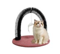 Brosse de toilettage pour chat - Toiletteur automatique en forme d'arc, à gratter interactif, outil de nettoyage des poils, masseur automatique anti-démangeaisons | Brosse