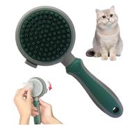 Brosse de toilettage pour chats Brosse pour chiens rétractable double face pour perdre du bain de massage avec une poignée non glissée pour animaux compagnie pour la maison pour la maison, salon p