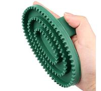 Brosse de toilettage pour cheval Peigne De Toilettage En Caoutchouc Pour | Brosse pour chat Pour Massage, Élimination Poils Morts, Retrait Poils Qui Tombent, Chat Vert