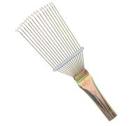Brosse de Toilettage pour Chevaux en Métal, Dents Espacées, Manche | Fer Robuste, Poils Nettoyés, Massage Cutané, pour Élevage, Chèvres, Préparation Concours, Tâches Agricoles