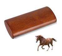 Brosse de Toilettage pour Chevaux, Peigne de Toilettage pour Animaux de Compagnie, Étrille à Dents Fines avec Manche en Bois, pour Animaux de Compagnie, Chevaux, Chiens et Chats