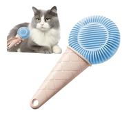 Brosse de toilettage pour chien avec fonction de massage à suspendre, design ergonomique, pour enlever les poils morts, brosse de toilettage douce pour chiots, chats, petites et grandes races avec