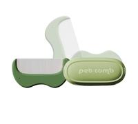 Brosse de Toilettage pour Chien | Brosse de Toilettage Pour Chien et Chat Anti Perte,Peigne Pliable Démêlant Nettoyage Sous Poil Long Court Chaton Chiot