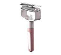 Brosse de toilettage pour chien - Peigne de nettoyage à dents douces - Brosse de toilettage pour chat - Pour douche, maison, toilettage des chats, races moyennes à grandes, élimination de la